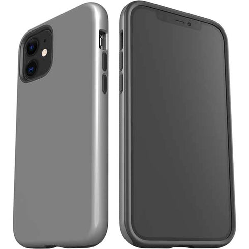 Gray Solid iPhone 12 Impact Case