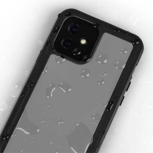 Gray Solid iPhone 12 Mini Waterproof Case