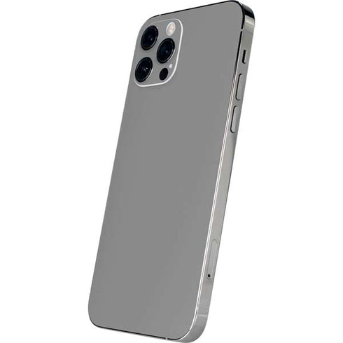 Gray Solid iPhone 12 Pro Max Skin