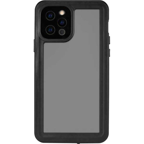 Gray Solid iPhone 12 Pro Waterproof Case