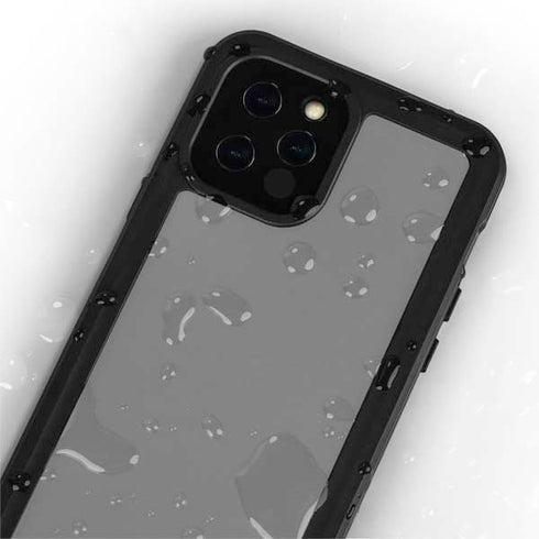 Gray Solid iPhone 12 Pro Waterproof Case