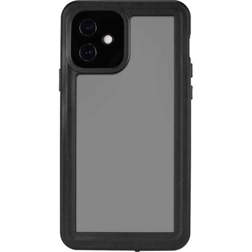 Gray Solid iPhone 12 Waterproof Case