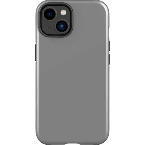 Gray Solid iPhone 14 Plus Impact Case