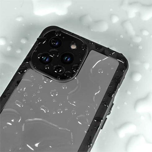 Gray Solid iPhone 14 Pro Max Waterproof Case