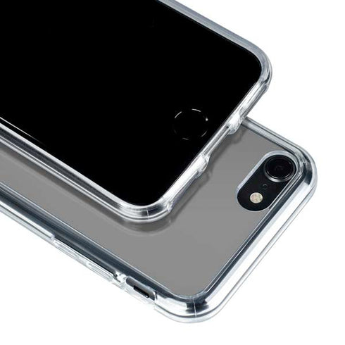 Gray Solid iPhone SE (2nd & 3rd Gen) Clear Case