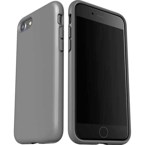 Gray Solid iPhone SE (2nd & 3rd Gen) Pro Case