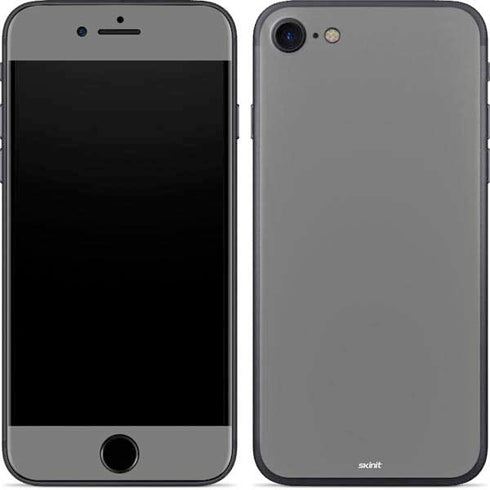 Gray Solid iPhone SE (2nd & 3rd Gen) Skin
