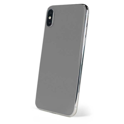 Gray Solid iPhone XS Max Skin