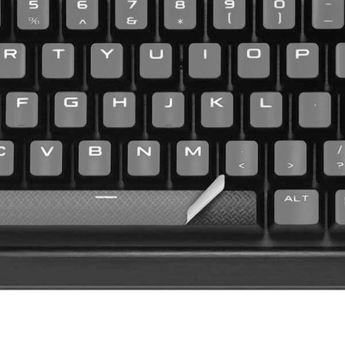 Gray Solid K95 RGB PLATINUM Mechanical Gaming Keyboard Skin