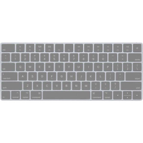 Gray Solid Magic Keyboard Skin