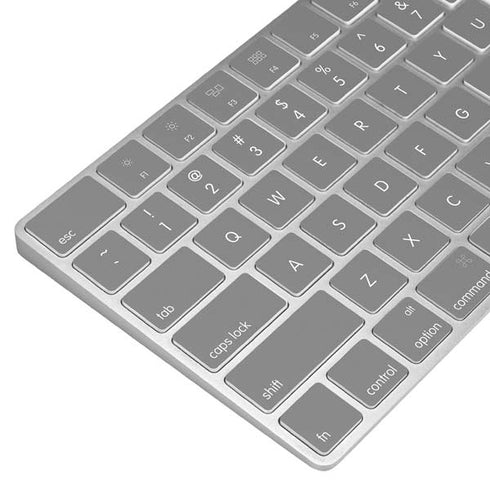Gray Solid Magic Keyboard Skin