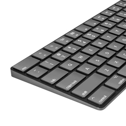 Gray Solid Magic Keyboard with Numeric Keypad Skin