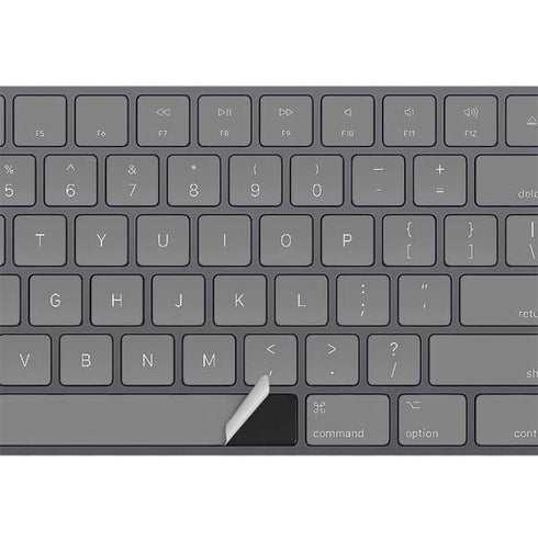 Gray Solid Magic Keyboard with Numeric Keypad Skin