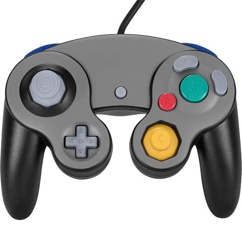 Gray Solid Nintendo GameCube Controller Skin
