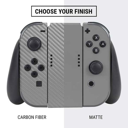 Gray Solid Nintendo Switch Bundle Skin