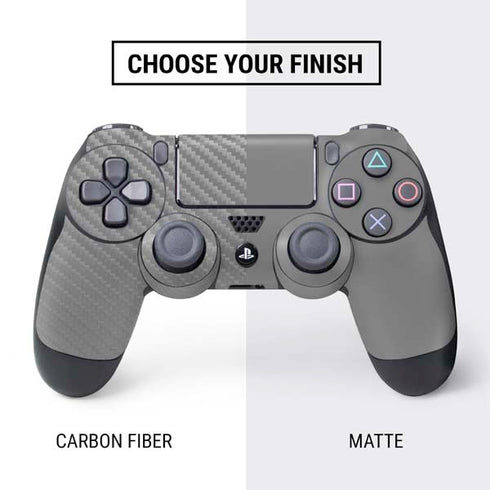 Gray Solid PS4 Controller Skin