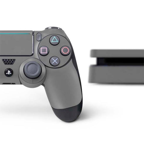 Gray Solid PS4 Slim Bundle Skin
