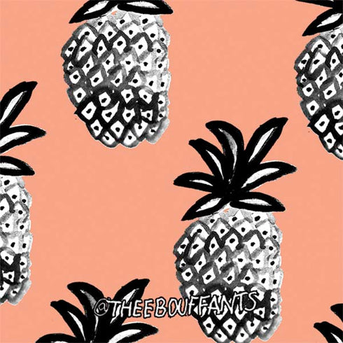 Bouffants and Broken Hearts Gray Scale Pineapple Nintendo 2DS XL (2017) Skin