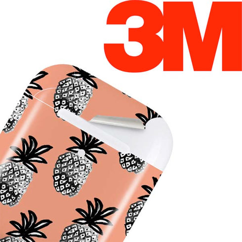 Bouffants and Broken Hearts Gray Scale Pineapple Apple AirPods 2 Skin