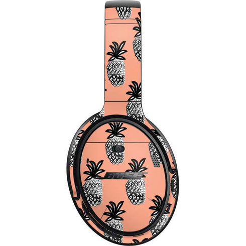 Bouffants and Broken Hearts Gray Scale Pineapple Bose QuietComfort 35 II Headphones Skin