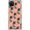 Bouffants and Broken Hearts Gray Scale Pineapple Galaxy A12 Clear Case