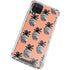 Bouffants and Broken Hearts Gray Scale Pineapple Galaxy A12 Clear Case