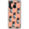 Bouffants and Broken Hearts Gray Scale Pineapple Galaxy A21 Clear Case