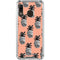 Bouffants and Broken Hearts Gray Scale Pineapple Galaxy A30 Clear Case