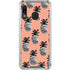 Bouffants and Broken Hearts Gray Scale Pineapple Galaxy A30 Clear Case