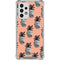 Bouffants and Broken Hearts Gray Scale Pineapple Galaxy A53 5G Clear Case