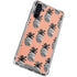 Bouffants and Broken Hearts Gray Scale Pineapple Galaxy A54 5G Clear Case