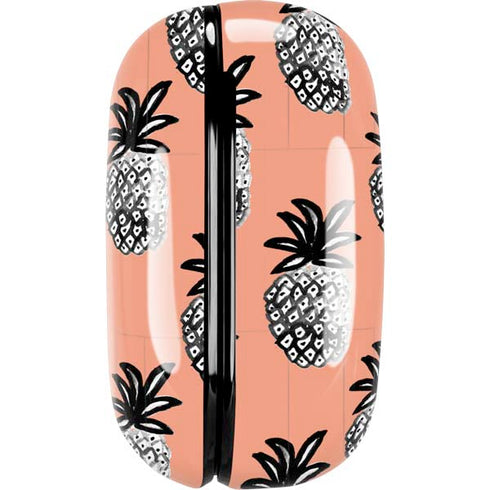 Bouffants and Broken Hearts Gray Scale Pineapple Galaxy Buds Pro Skin