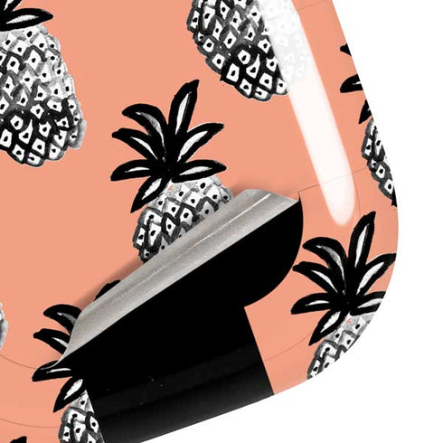 Bouffants and Broken Hearts Gray Scale Pineapple Galaxy Buds Pro Skin