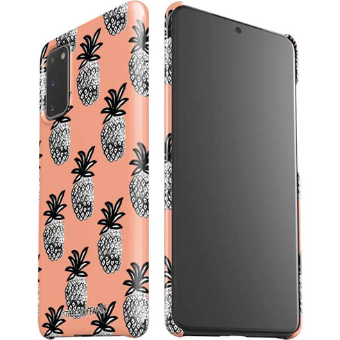 Bouffants and Broken Hearts Gray Scale Pineapple Galaxy S20 Lite Case