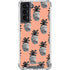 Bouffants and Broken Hearts Gray Scale Pineapple Galaxy S22 Clear Case