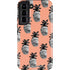 Bouffants and Broken Hearts Gray Scale Pineapple Galaxy S22 Pro Case