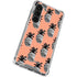 Bouffants and Broken Hearts Gray Scale Pineapple Galaxy S23 Clear Case