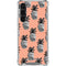 Bouffants and Broken Hearts Gray Scale Pineapple Galaxy S23 Plus Clear Case