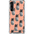 Bouffants and Broken Hearts Gray Scale Pineapple Galaxy S23 Plus Clear Case