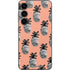 Bouffants and Broken Hearts Gray Scale Pineapple Galaxy S23 Skin