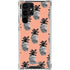 Bouffants and Broken Hearts Gray Scale Pineapple Galaxy S24 Ultra Clear Case