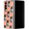 Bouffants and Broken Hearts Gray Scale Pineapple Galaxy Z Fold4 5G Skin