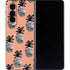 Bouffants and Broken Hearts Gray Scale Pineapple Galaxy Z Fold4 5G Skin