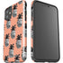 Bouffants and Broken Hearts Gray Scale Pineapple iPhone 11 Impact Case