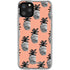 Bouffants and Broken Hearts Gray Scale Pineapple iPhone 11 Pro Clear Case