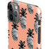 Bouffants and Broken Hearts Gray Scale Pineapple iPhone 11 Pro Max Lite Case
