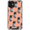 Bouffants and Broken Hearts Gray Scale Pineapple iPhone 12 Clear Case