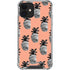 Bouffants and Broken Hearts Gray Scale Pineapple iPhone 12 Clear Case
