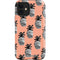 Bouffants and Broken Hearts Gray Scale Pineapple iPhone 12 Impact Case
