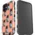 Bouffants and Broken Hearts Gray Scale Pineapple iPhone 12 Impact Case